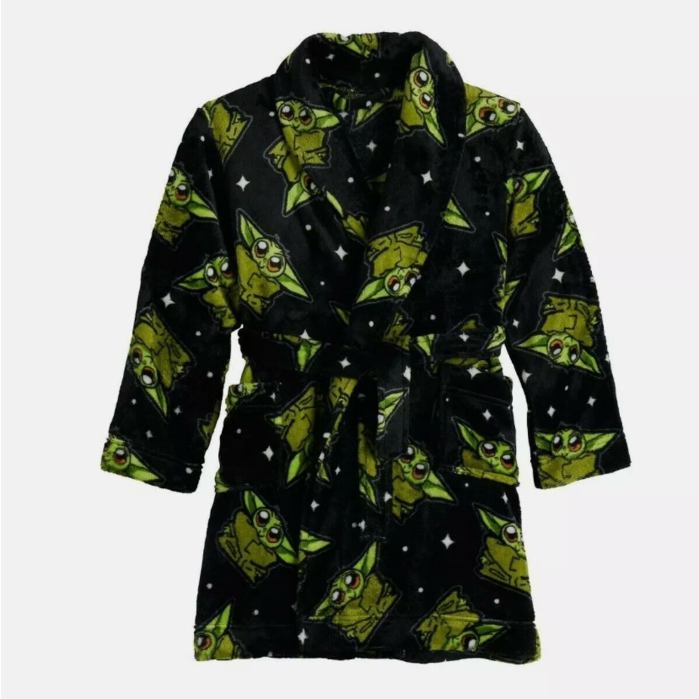 Brand New Star Wars baby yoda boy bathrobe size 10